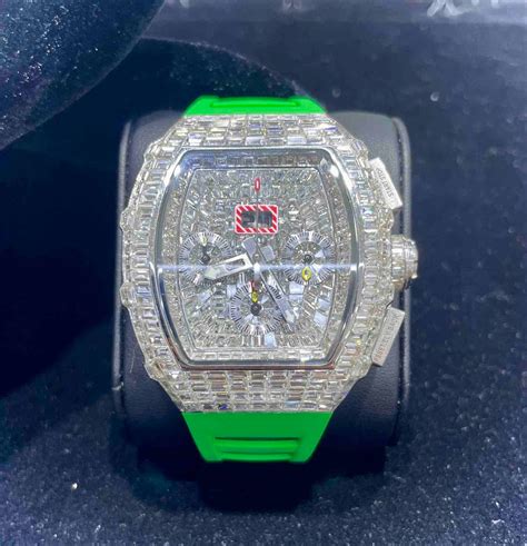 all diamond richard mille|Richard Mille iced out.